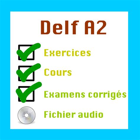Delf A2 Exemple