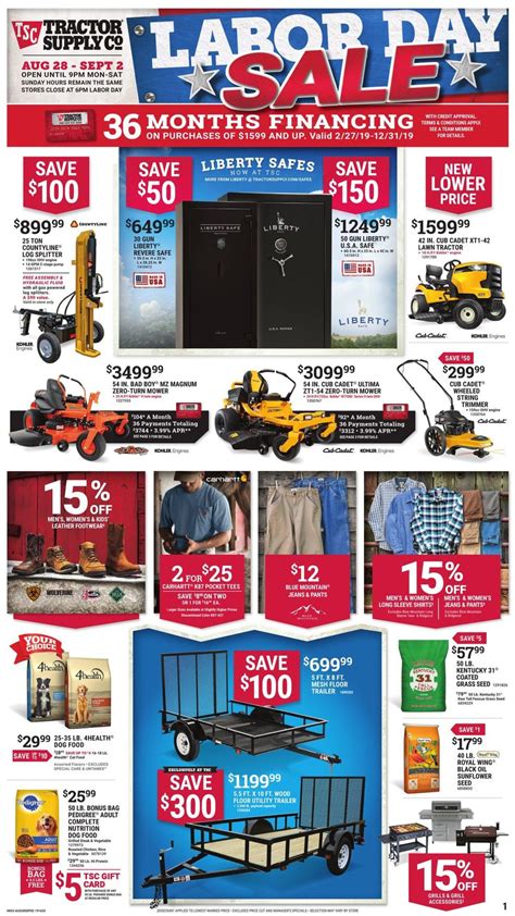 Tractor Supply Current Weekly Ad 0828 09022019 Frequent