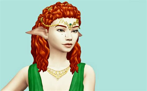 Saorla Hair By Teanmoon Commissioned By ♥teanmoon♥ Hair Sims