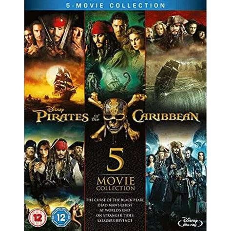 Pirates Of The Caribbean Complete Collection All 5 Movie Collection