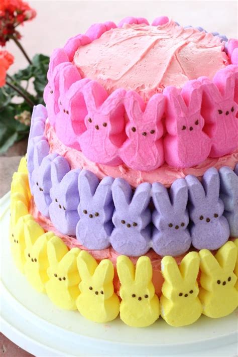 Easter Peeps Cake Creative Homemaking Peeps Cake Easter Cake