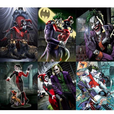 Full Square Drill 5d Diy Diamond Painting Harley Quinn And Joker