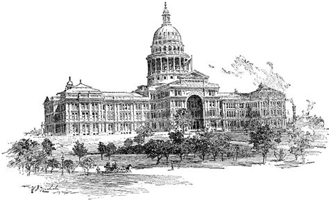 State Capitol At Austin Texas Clipart Etc