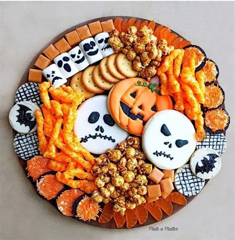 Brilliant Halloween Themed Snack Sharing Platter Party Food Tray