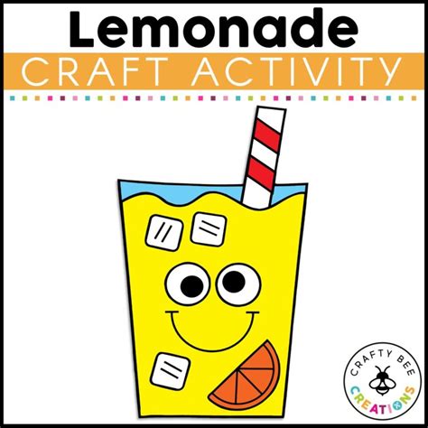 Lemonade Craft Activity Crafty Bee Creations