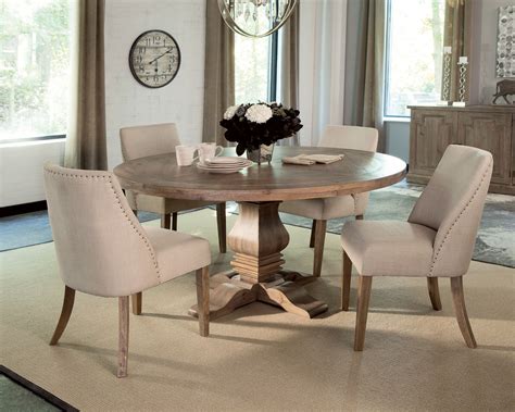 Florence Warm Natural Round Dining Table By Donny Osmond From Coaster