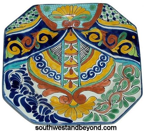 While most people think of plates as a utilitarian piece designed to hold food while eating, decorative plates can be hung on the wall to add texture and interest to a room. Talavera Plates Wall Art Decorative Mexican Wall Decor