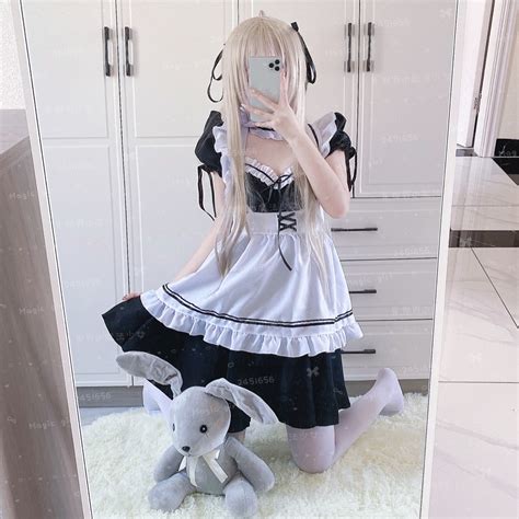 Maid Cafe Cosplay Costume Lingerie Lounge Set Everythingcuteclub