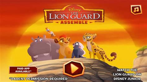 Lion Guard Assemble Demo Gameplay Link In Description Youtube