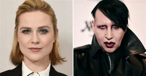 Marilyn Manson Dropped By Record Label After Ex Fiancé Evan Rachel Wood
