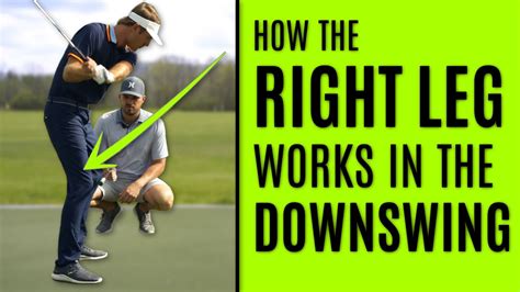 Golf How The Right Leg Works In The Downswing Youtube