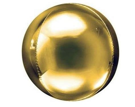 Large Round Gold Balloon Round Metallic Gold Balloon Gold Etsy