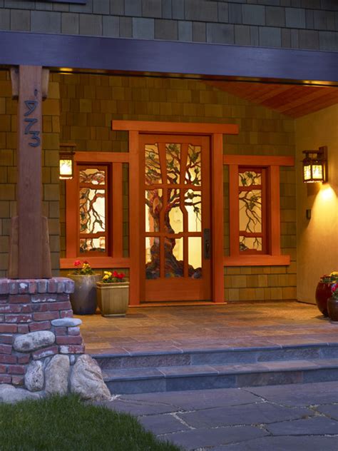 This craftsman style with rustic, mountain details would make the perfect lake house. Craftsman Style - Craftsman - Entry - San Francisco - by ...