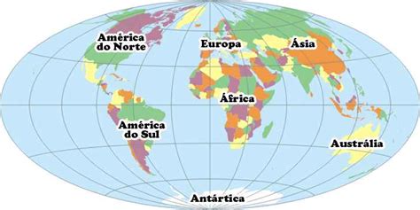 Mapa Múndi Mapa do Mundo e os Mapas dos Continentes
