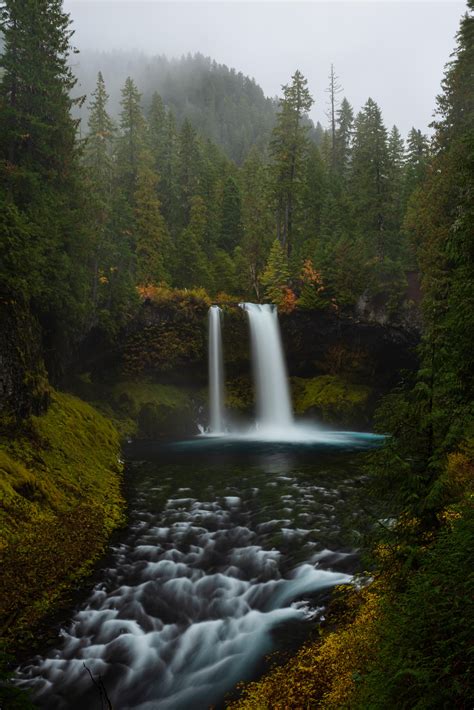 Koosah Falls Oregon 4670x7000 Oc Nature Photography Landscape