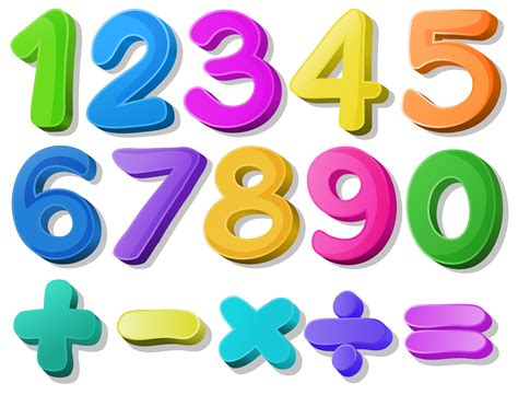 Number Pattern Clip Art