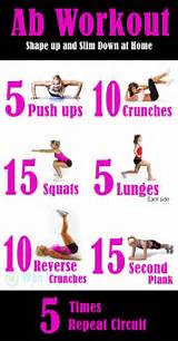 Workout Exercises In Home Photos