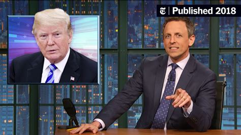 Seth Meyers Assails Trump For His Attacks On The Fbi The New York Times
