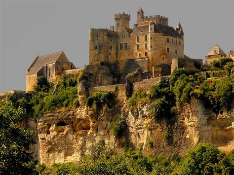 Wallpaper France Castle Beynac Castles Cities