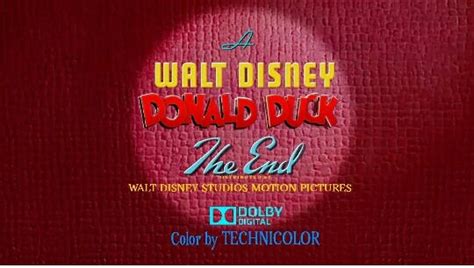 Walt Disneys Donald 1940 Closing Title Remake By Randymedina2023