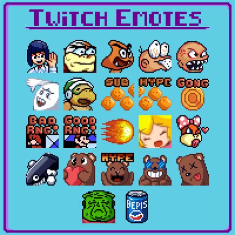 Draw Twitch Emotes In Pixel Art For You By Genocl Fiverr