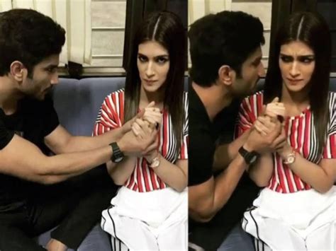 Sushant Singh Rajput And Kriti Sanons Pda Real Or Fake Check Out These 5 Pics