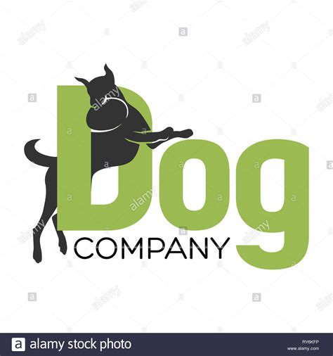 Modern Dog Logo Stock Photo Alamy