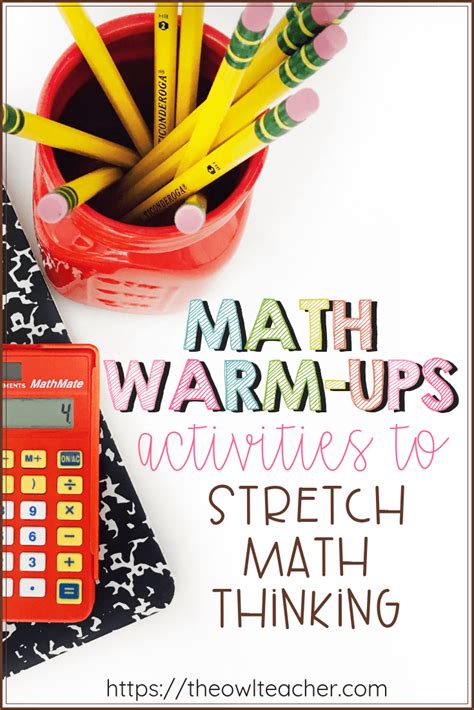 Using Math Warm Ups In Your Classroom The Owl Teacher By Tammy Deshaw