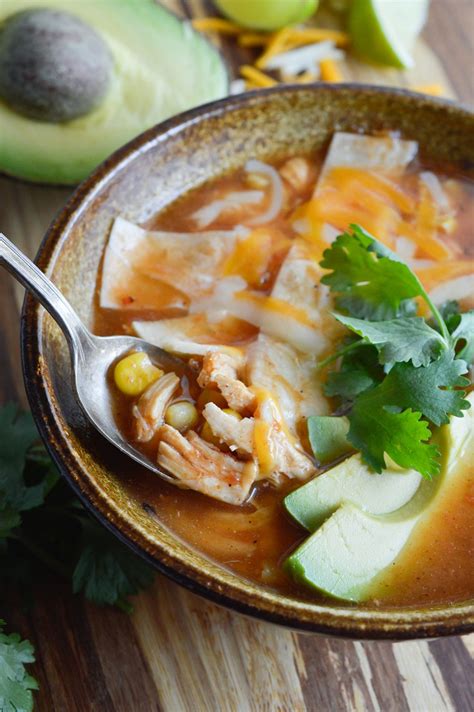 Turn off the heat and get ready to serve it up. Chicken Tortilla Soup Recipe - WonkyWonderful