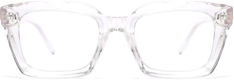 Feisedy Classic Square Eyewear Non Prescription Thick Glasses Frame For Women B2461