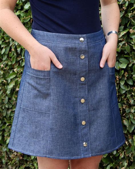 Free Denim Skirt Sewing Pattern Darraghtove