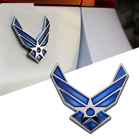 3D Metal US Air Force Car Sticker Emblem Car Styling 3D Stickers Auto