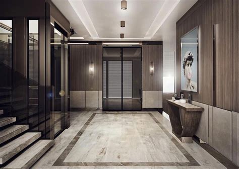 Panelingwallsideasfoyers Lobby Interior Design Luxury Modern Homes