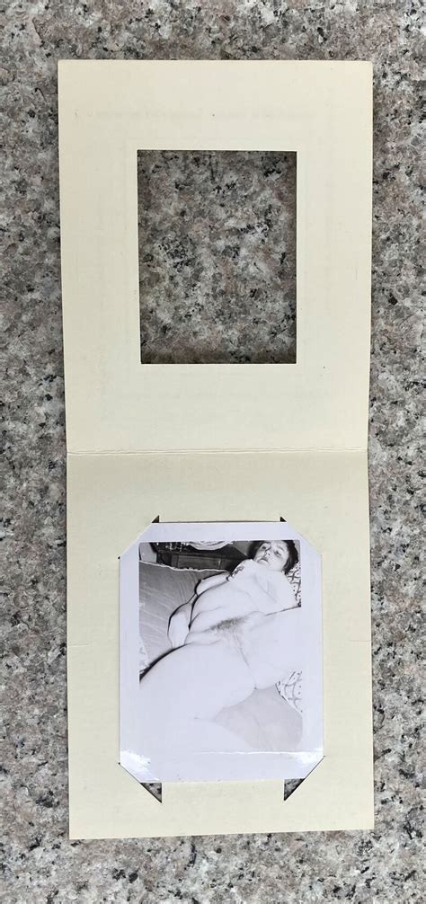 Vintage 1950 60s Mature NUDE Polaroid Photograph Of A Etsy
