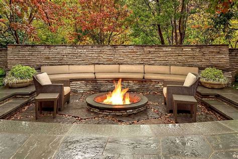 Outdoor Living Areas Fire Pits And Walkways Landscaping