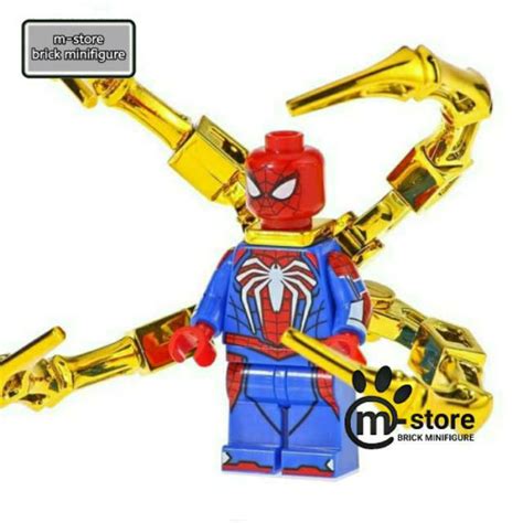 Jual Lego Spider Man Ps4 Spiderman With Chrome Arms Minifigure Shopee