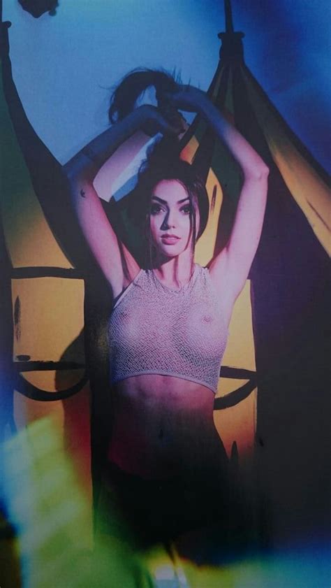Naked Nyvi Estephan In Playboy Magazine Brasil