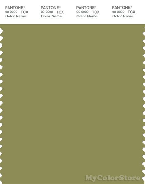 Pantone Smart 17 0535 Tcx Color Swatch Card Pantone Green Olive