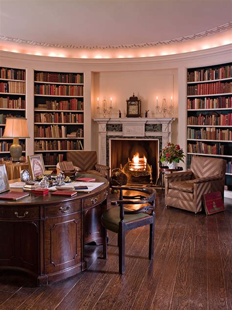 Oval Library Feature In The Book 100 Most Beautiful Rooms In America