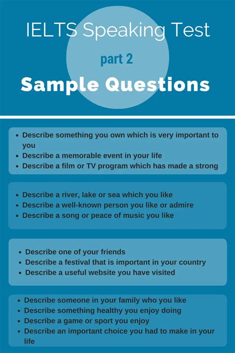 Ielts Speaking Test Sample Questions Part 2 Thetesttaker