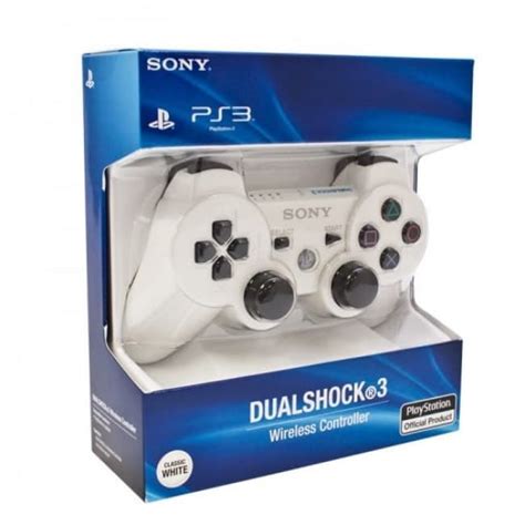 Sony Ps3 Dualshock 3 Wireless Controller White Toy Game World