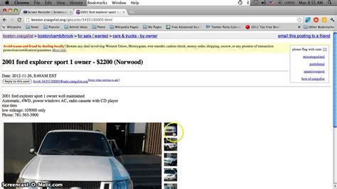 There was an error loading the page; Craigslist Boston Used Cars, Appliances and Furniture For ...