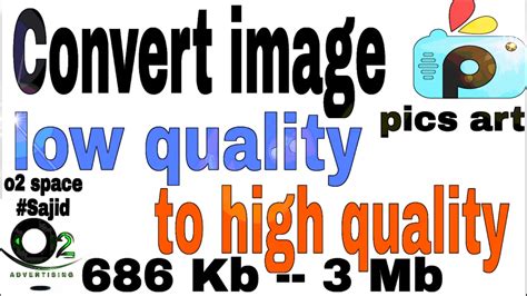 Convert Image Low Quality To High Qualitypics Art Episode 3 Youtube