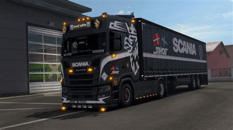 Scania S Skin And SCS Single Trailer Skin ETS 2 Mods Ets2 Map Euro