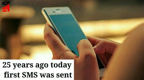 25 Years Ago Today First Sms Was Sent Youtube