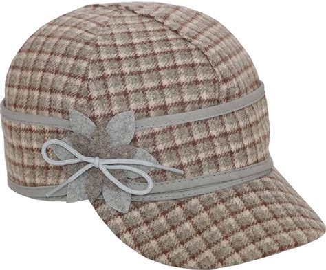 Stormy Kromer Petal Pusher Cap Decorative Wool Hat With Earflap At
