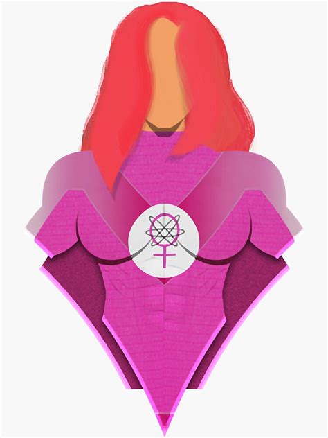 Pink Powered Eve Sticker By Chadgonzal8981 Redbubble