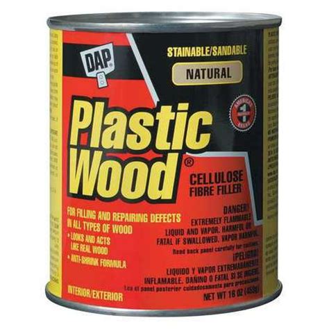Dap 21506 16 Oz Natural Plastic Wood Solvent Professional Wood Filler