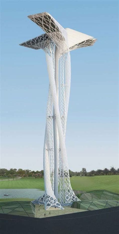 Dubai Observation Tower By Xten Architecture Futuristic Architecture