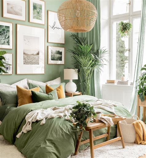 Mit der farbe grün verbinden wir die natur, glück und gesundheit. Grüne Natur Bilderwand Yoga Poster Schlafzimmer grün ...